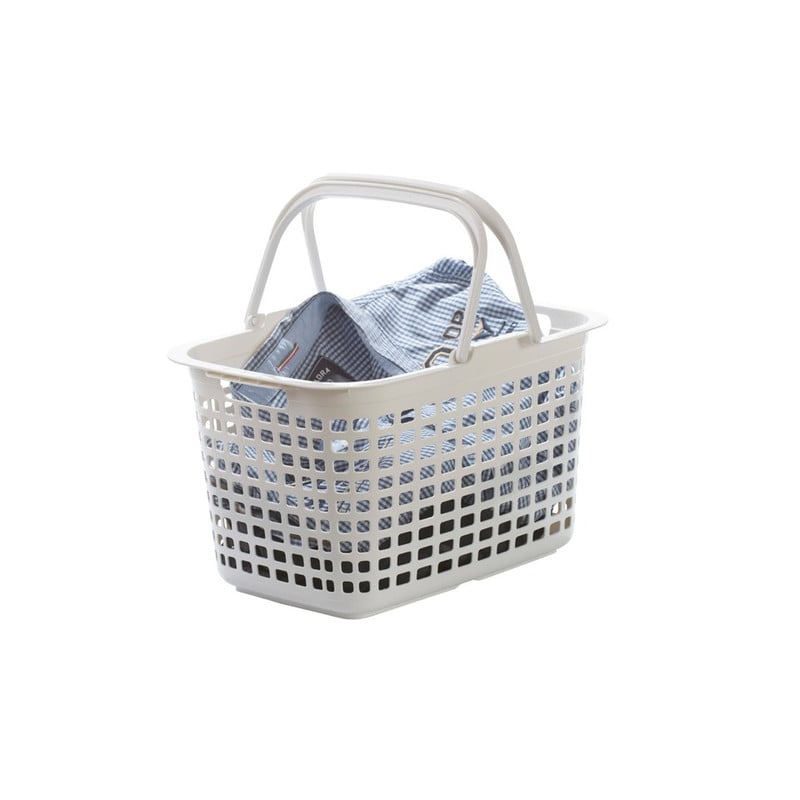 Iris wasmand met hengsels - 25 liter - set van 2
