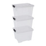 Iris clearbox - 15 liter - transparant - set van 3