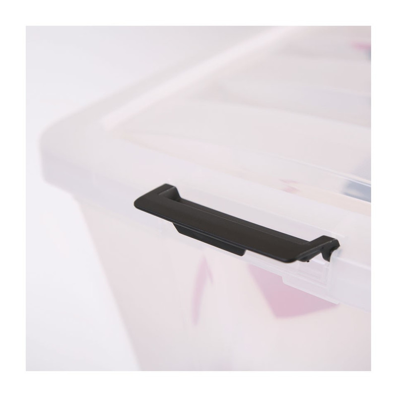 Iris clearbox - 30 liter - transparant - set van 3