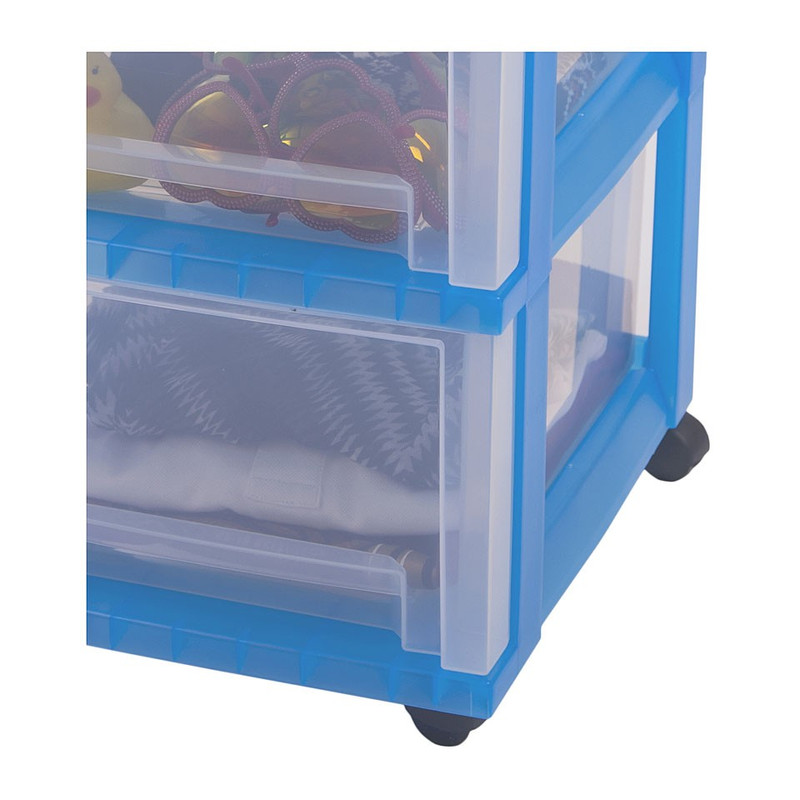 Iris ladesysteem - 3 lades - 16 liter - blauw