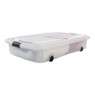 Iris onder-het-bedbox - 60 liter - transparant