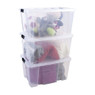 Iris opbergbox - 30 liter - transparant 