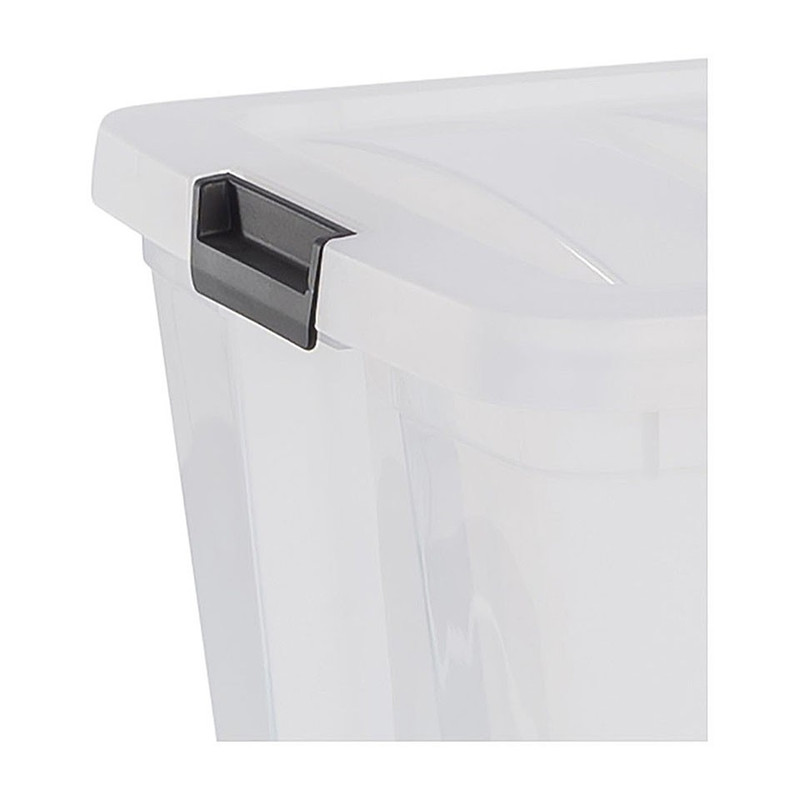Iris opbergbox - 45 liter - transparant 