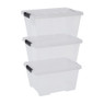 Iris opbergbox - 45 liter - transparant 