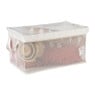Opbergmand met handvatten - wit - 30x47x25 cm