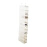 Hang organiser met 10 vakken - wit - 125x15x30 cm