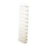 Hang organiser met 10 vakken - wit - 125x15x30 cm
