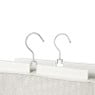 Hang organiser met 10 vakken - wit - 125x15x30 cm
