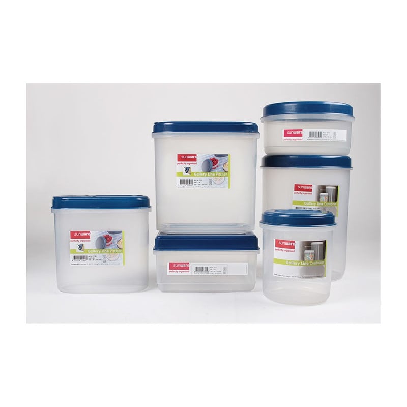 Sunware Gallery line voorraad + strooidozen - set van 6 