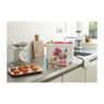 Sunware Q-line fun-baking opbergbox - 22 liter - wit/roze