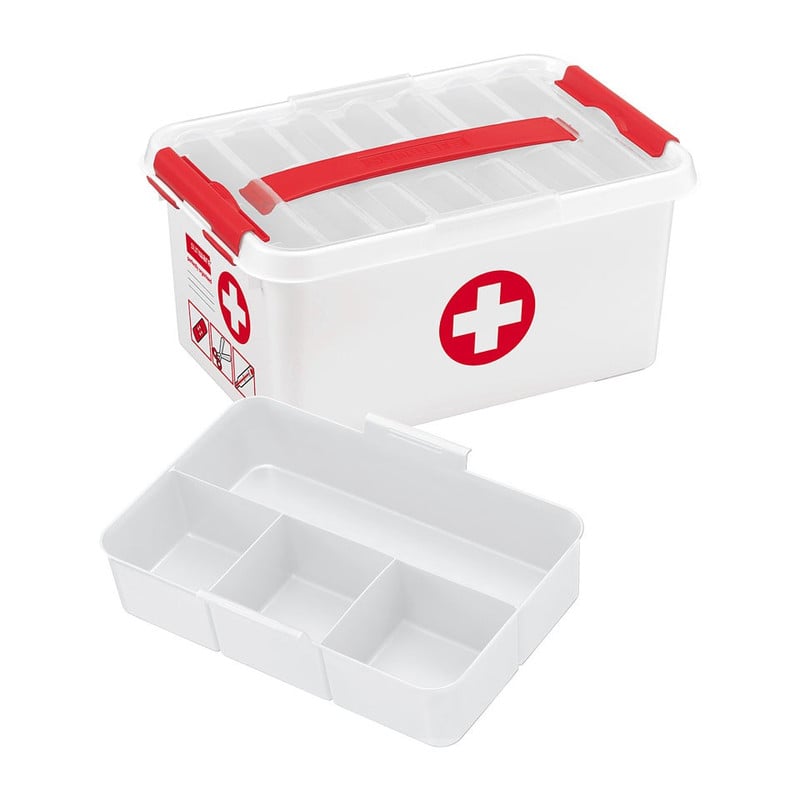 Sunware Q-line EHBO opbergbox - 6 liter