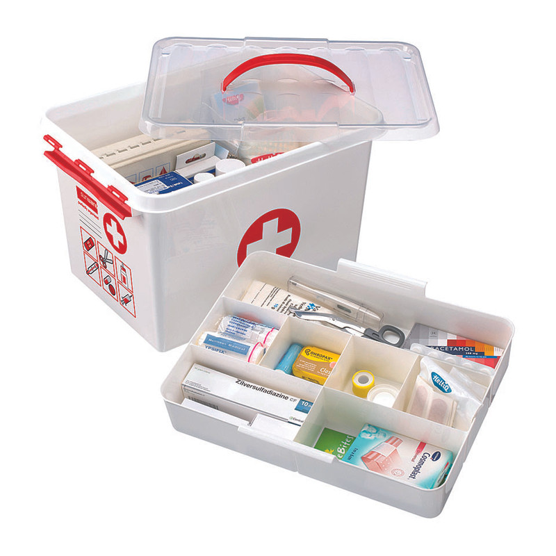 Sunware Q-line EHBO opbergbox - 22 liter