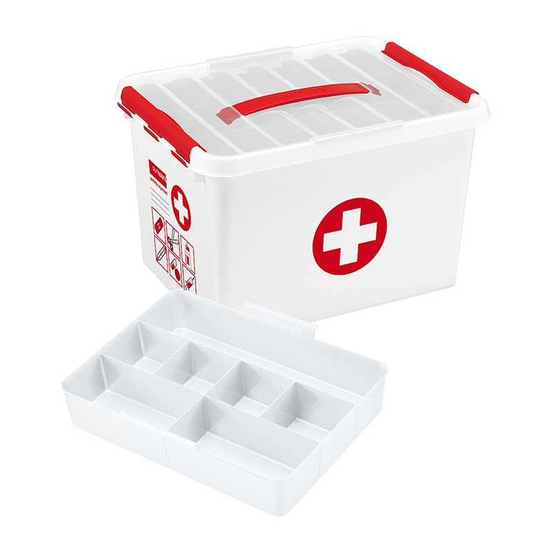 Sunware Q-line EHBO opbergbox - 22 liter