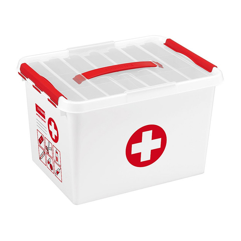 Sunware Q-line EHBO opbergbox - 22 liter