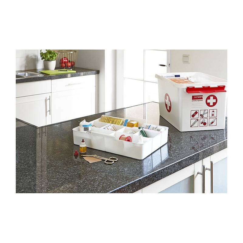 Sunware Q-line EHBO opbergbox - 22 liter