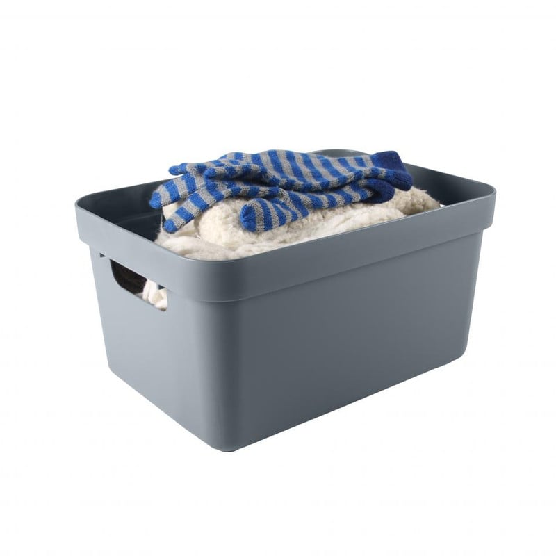 Sunware opbergbox Sigma home - 13 liter - blauwgrijs