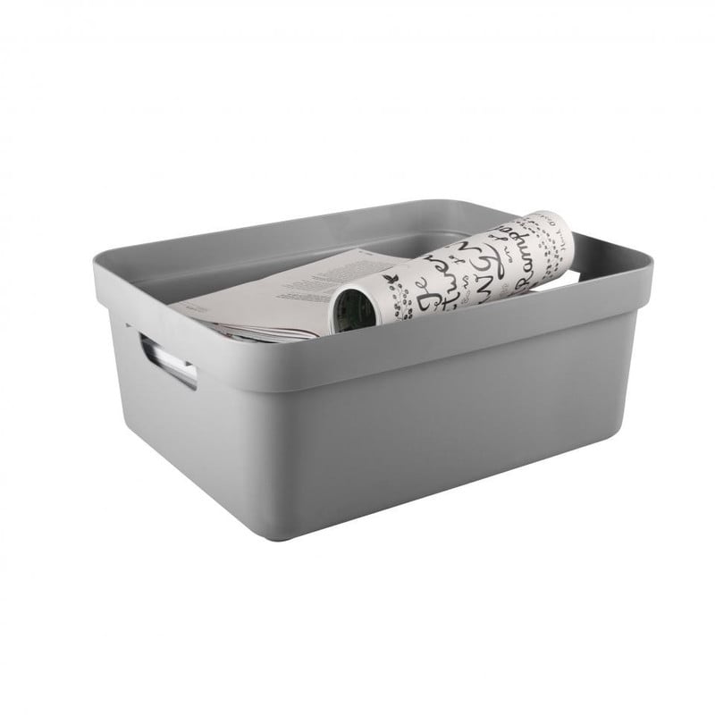 Sunware opbergbox Sigma home - 24 liter - licht grijs