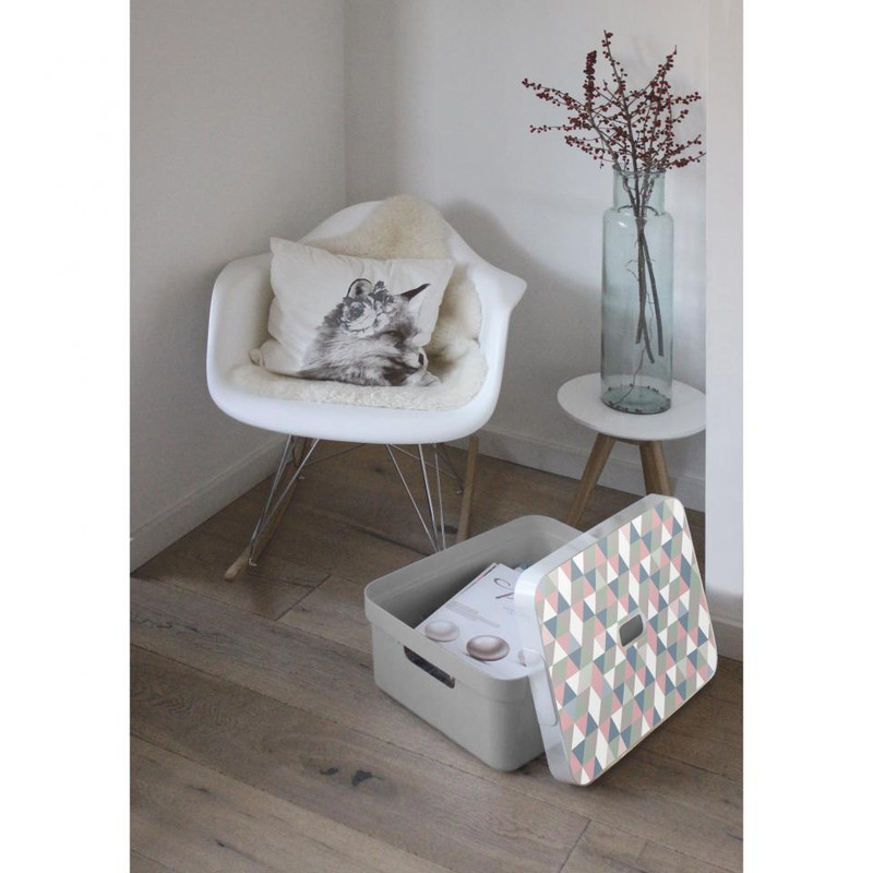 Sunware opbergbox Sigma home - 24 liter - licht grijs