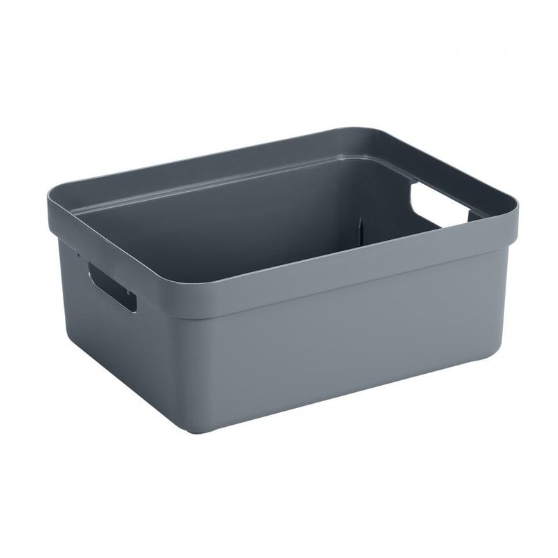 Sunware opbergbox Sigma home - 24 liter - blauwgrijs
