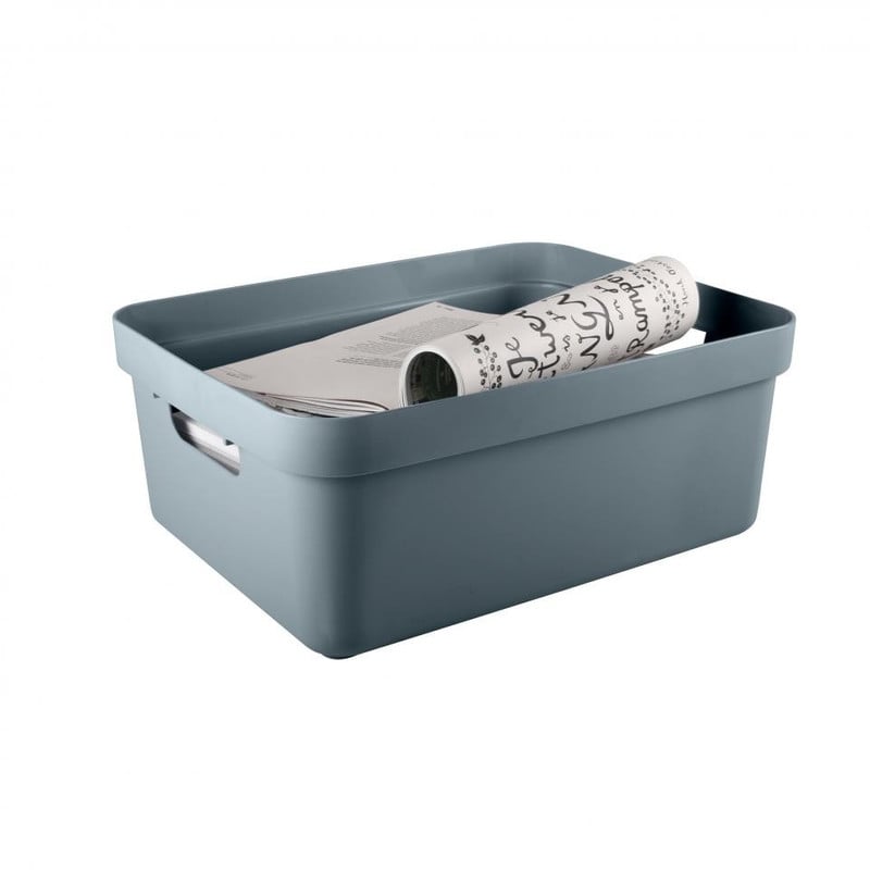Sunware opbergbox Sigma home - 24 liter - blauwgrijs