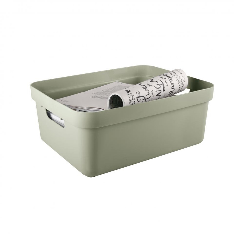 Sunware opbergbox Sigma home - 24 liter - licht groen