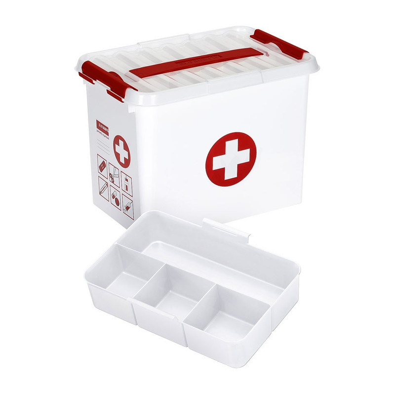 Sunware Q-line EHBO opbergbox - 9 liter