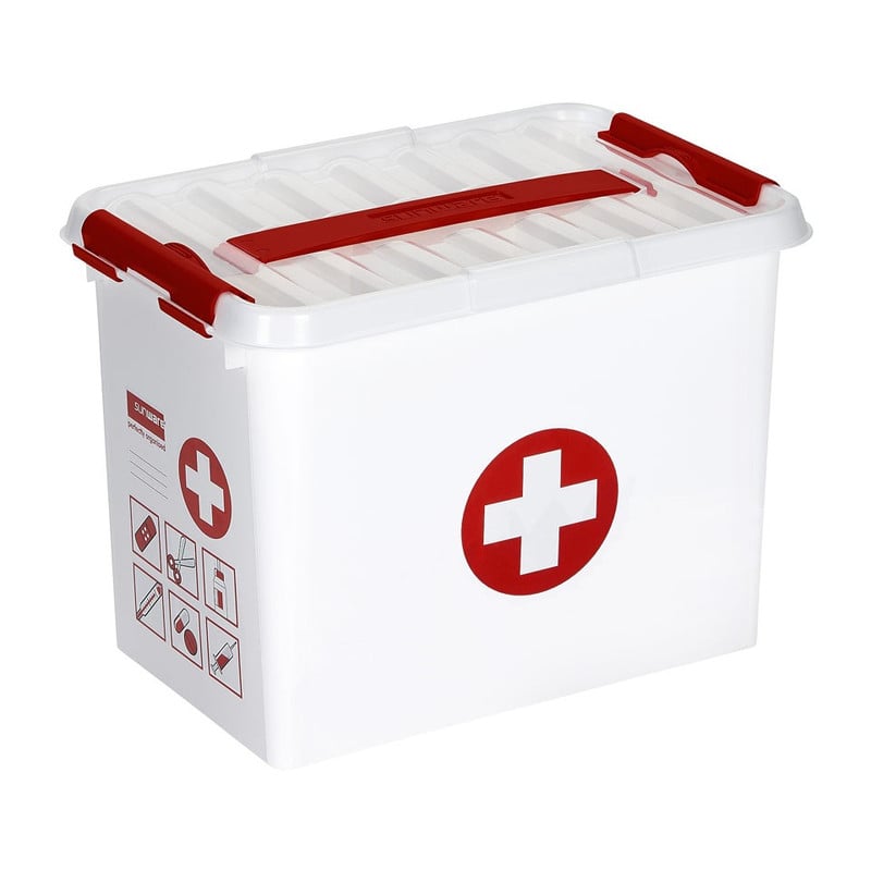 Sunware Q-line EHBO opbergbox - 9 liter