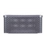 Curver opbergmand met deksel middel - grijs - 28.7x38.6x17 cm