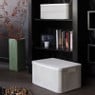 Curver opbergmand met deksel groot - wit - 33x44.5x24.8 cm