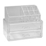 Compactor opbergbox voor cosmetica met 2 lades