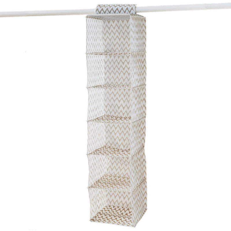 Compactor Ikat kledingrek - 6-vaks - 30x30x128 cm