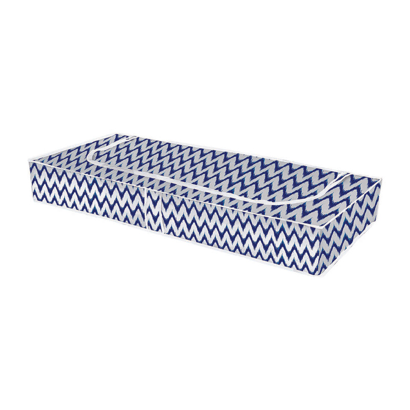 Compactor Ikat opbergdoos extra plat - 107x46x16 cm - set van 2 