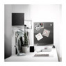 Compactor spat- / memobord RVS - 50x60 cm