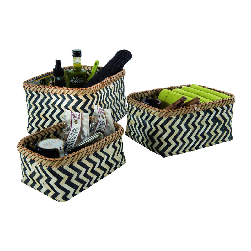 Compactor Zebra mandjes - set van 3