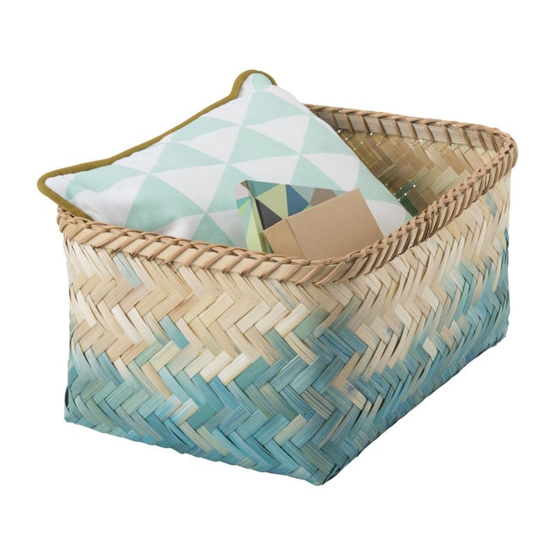 Compactor mand Noumea - 30x23x15 cm - aqua