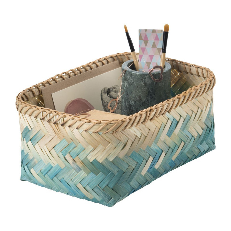 Compactor mand Noumea - 26x19x12 cm - aqua