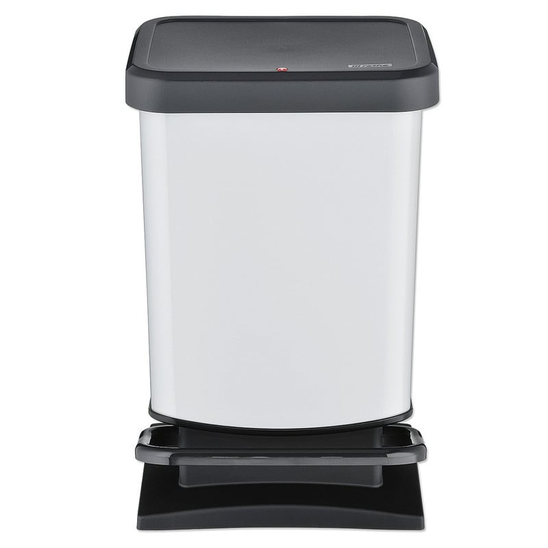 Rotho pedaalemmer Paso - 20 liter - wit 