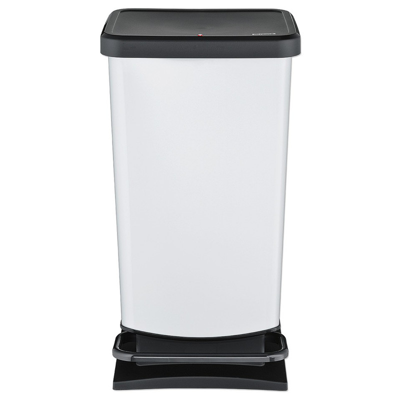 Rotho pedaalemmer Paso - 40 liter - wit 