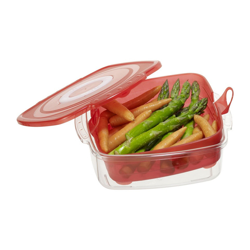 Rotho magnetron-steamer clever - 2 liter - rood