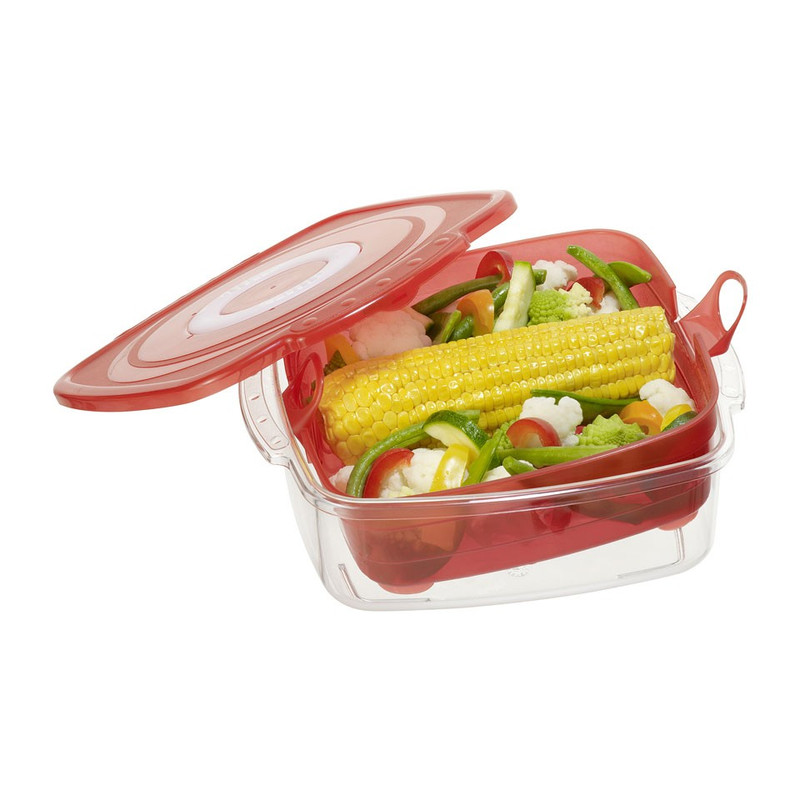 Rotho magnetron-steamer clever - 2 liter - rood