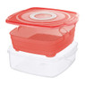 Rotho magnetron-steamer clever - 2 liter - rood