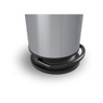 Rothoedaalemmer Paso  rond - 30 liter - zilver metallic