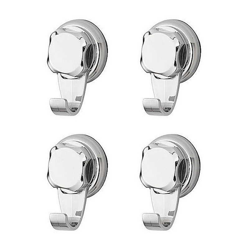Compactor Bestlock haken met zuignap - klein - set van 4