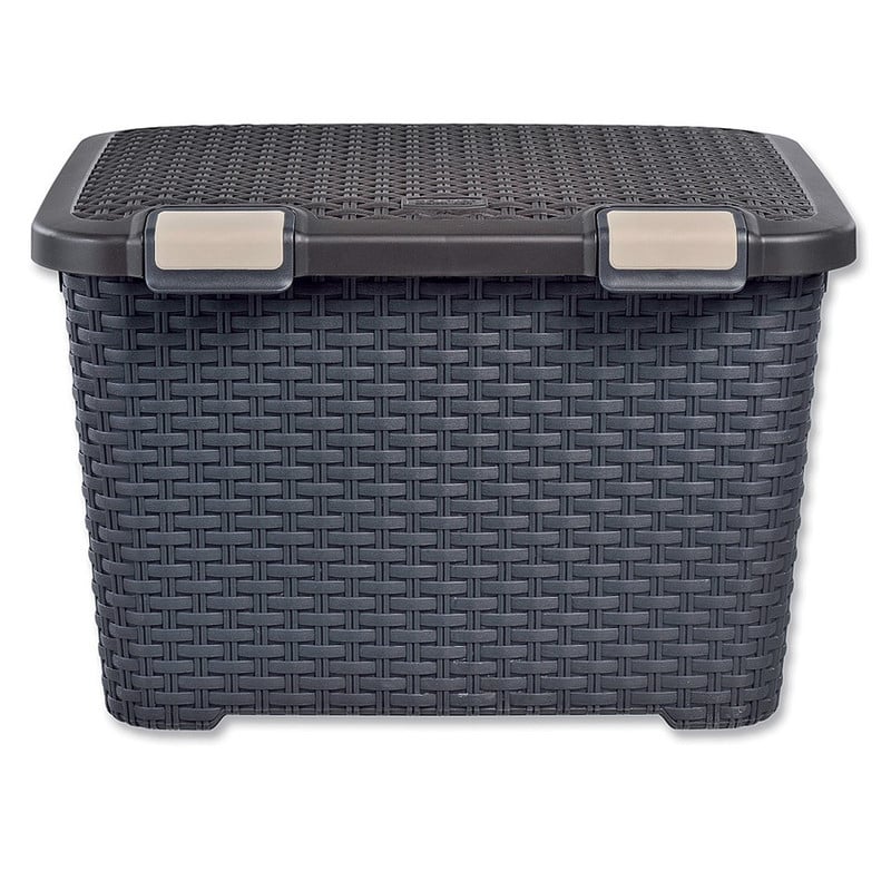 Curver style trunk opbergbox - 43 liter - antraciet