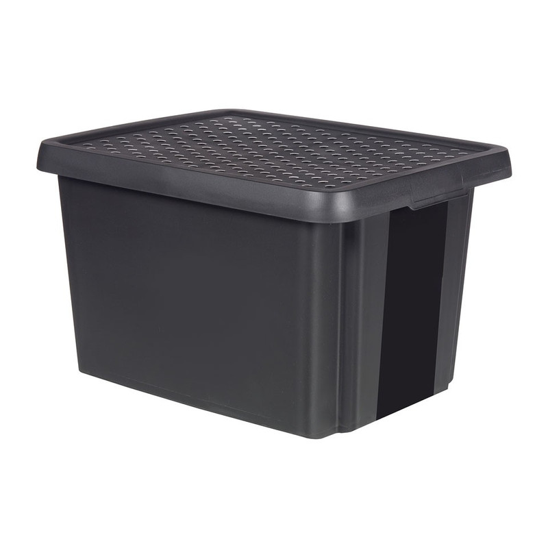 Curver essentials opbergbox - 26 liter - zwart