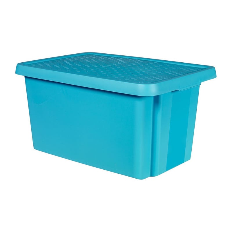 Curver essentials opbergbox - 45 liter - blauw