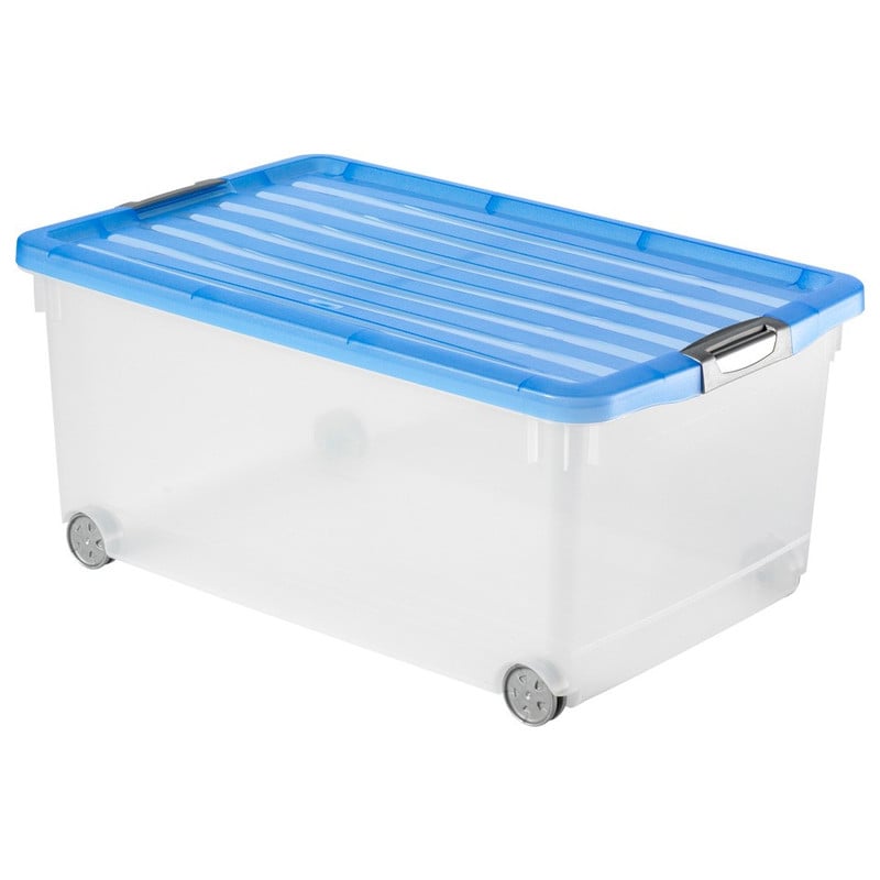 Curver click'n fit opbergbox - 45 liter - blauw