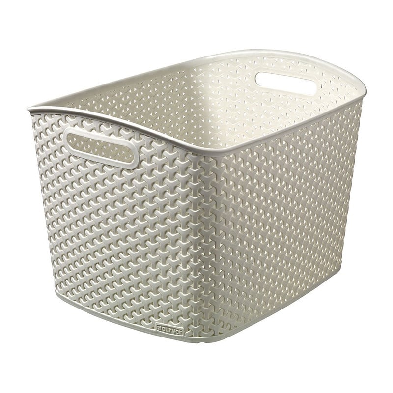Curver my style Emily opbergmand - 20 liter - vintage wit