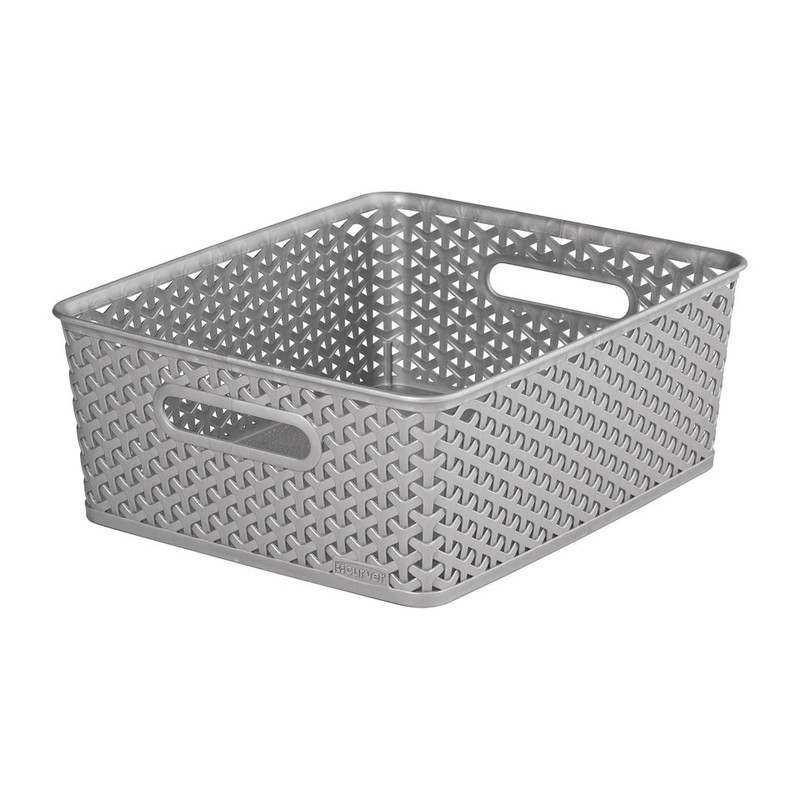 Curver my style nestbaar mandje - zilver