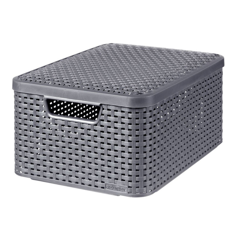 Curver style opbergmand S - 30x20x14 cm - antraciet